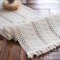 Weldomcor Beige Makramee Tischläufer Boho Baumwollflachs Tischläufer mit Quasten, Rechteckige Häkelspitze Mesh Tischdecke für Küche Vintage Bauernhaus böhmische Hochzeit Tabletop Dekor, 30x120cm