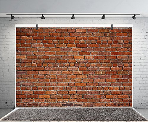 Xiaoterna 3 x 2 m pared de ladrillo fondo de pared de ladrillo rojo rústico telón de fondo de pared de ladrillo tema antiguo diseño de ladrillo fondo bebé cumpleaños bebé ducha fiesta decoración
