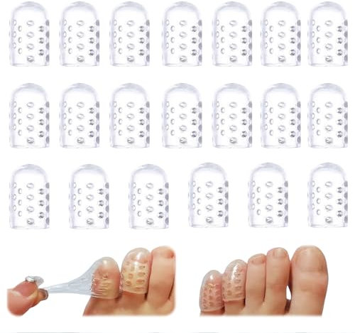 Cosmeria Zehenschutzkappe Für Großen Zeh, Silikon Zehenschutzhülle, Ideal Bei Hühneraugen, Fersenschutz Und Schutz Beim Tragen Von Schuhen