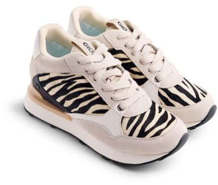 Zapatillas Piel Estampado Animal CUÑA BARODA