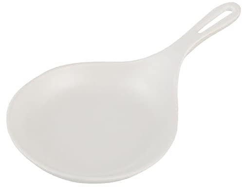 PHENOFICE Piatti Da Portata Con Manico Piccoli Bianchi, Piatti Per Snack e Ciotole Per Salse, Resistenti e Adatti a Microonde, Forno e Lavastoviglie, Per Cene Familiari e Occasioni Speciali