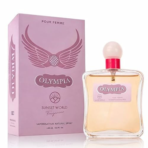 OLYMPIA Profumo Donna Eau de Parfum 100 ml – Fragranza Orientale Floreale con Vaniglia, Ambra Grigia e Sandalo – Profumo Femminile Elegante e Persistente
