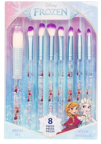 Frozen Sminkborstar Set 8-pack Ögonskugga & Rouge