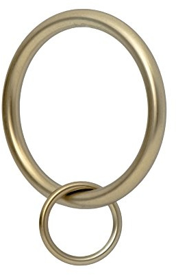 Ivilon Draperie Œillet Anneaux de Rideaux – 4,3 cm Bague Passant pour Crochet épingles, Lot de 14 Warm Gold