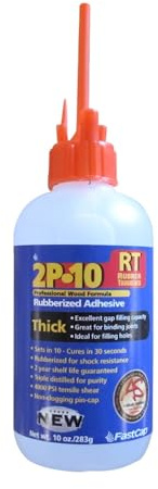 FastCap 2P-10 RT 10 oz Rubberized All Purpose Wood Formula Thick Adhesive