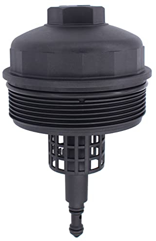 Ölfilterdeckel Ölfilterkappe Ölfiltergehäuse Abdeckung Verkleidung Kappe für 3er E36 E46 5er E39 E60 7er E38 E65 X3 E83 F25 X5 E53 Z3 E36 Z4 E85 Cabriolet Compact Coupe Touring Roadster 11421744000