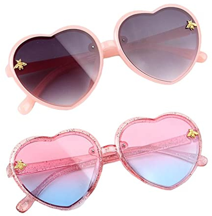 Sharplace 2x Forme de Enfants Lunettes de Soleil Lunettes Enfants Cadeau UV400