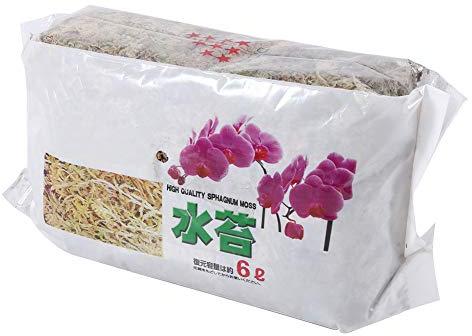 Engrais Organique Hydratant de Mousse de Sphaigne de Jardin de 6L pour L'orchidée de Phalaenopsis