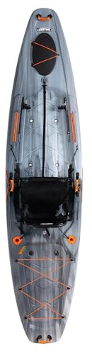 Lifetime Yukon Angler Kayak, Sit-On-Top Fishing Kayak, Triple Rod Holder and Paddle, 11’ 6”