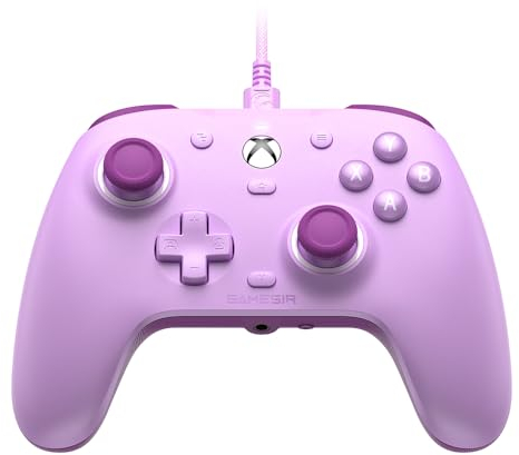 GameSir G7 SE Wired Controller for Xbox Series X|S, Xbox One & Windows 10/11, Plug and Play Gaming Gamepad with Hall Effect Joysticks/Hall Trigger, 3.5mm Audio Jack - Purple