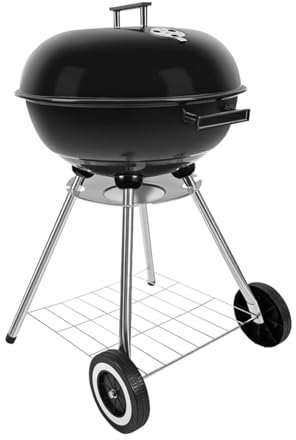 gzcmxh Parrilla de carbón al aire libre esmaltada en forma de manzana portátil para camping, barbacoa, caldera de carbón, barbacoa, parrilla de carbón vegetal (18 pulgadas)