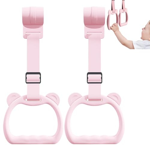 Lot de 2 anneaux de levage pour bébé avec poignées pour berceau, jardin et crèche