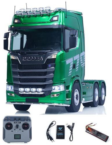 TOUCAN RC HOBBY 1/14 KABOLITE RC Traktor 770S 100 6X6 2-växlad Automatisk Styrning Axellås Metallchassi Räls Öppen Dörr RTR Utomhus