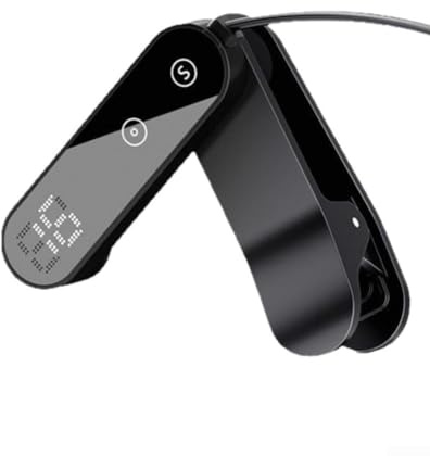 Auto Clicker, Auto Clicker för telefon, automatisk telefonklickare för livestreaming, 180° roterande skärm-Tapper, med digital skärm, ABS-auto-klick-enhet (svart)