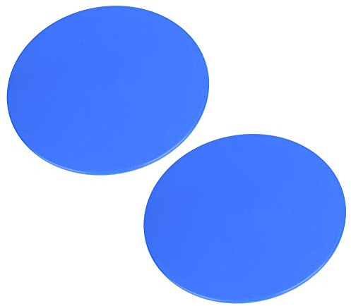 Huairdum Übung Balance Platte, 2pcs Übung Sliding Fitness Slider Sport Ganzkörpertraining Cabdominal Muskeltraining Balance Pad Mobile Disk Yoga Hilfslicht Blau