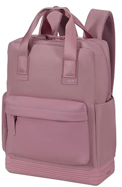American Tourister Soulpack - Business-Rucksack 15, Ryanair Handgepäck 39x30x20 cm, Handgepäck Rucksack, Laptop Rucksack für Frauen, für Schule, Reise und Büro, 17 L, Lila Rosa (Lilas Pink)