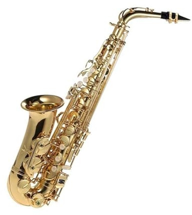 Professionell Saxofon Eb Altsaxofon Mässing Guldlack 802 Tangenter Träblåsinstrument Med Rengöringsborste Tyghandskar Och Vadderade Remmar Etc.