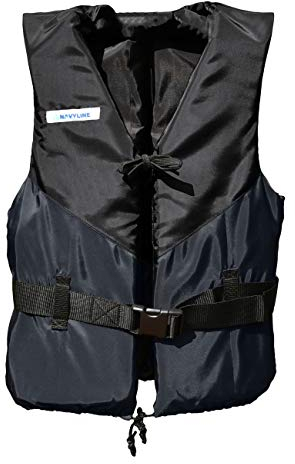 Navyline Unisex 50N Schwimmhilfe Schwimmweste, Farbe:Navyblau, Größe:30-50kg