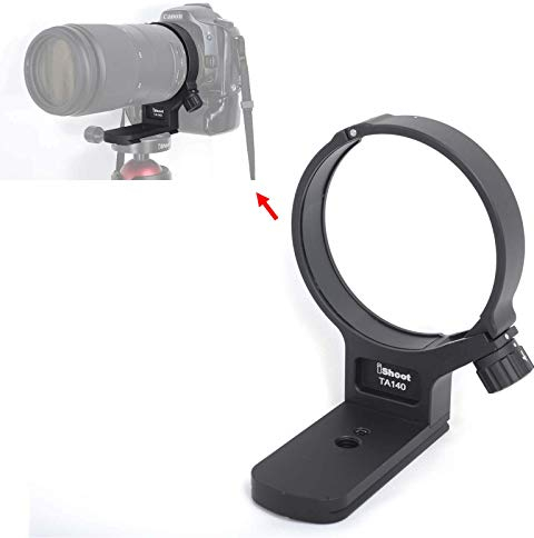 iShoot Anello di montaggio per treppiede Collare per obiettivo compatibile con Tamron 100-400mm f/4.5-6.3 Di VC USD (A035), Porta Staffa di Supporto per Lenti Arca Fit Piastra a Sgancio Rapido Camera