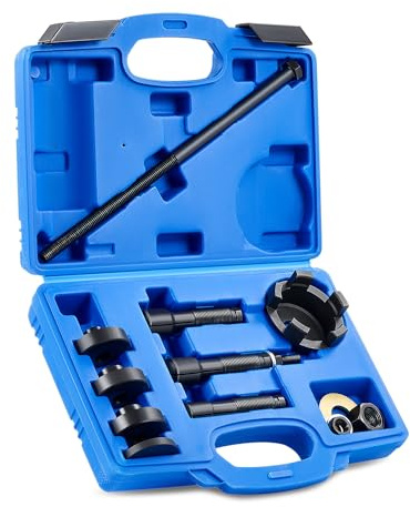 Orion Motor Tech Wheel Bearing Puller Tool Kit Compatible with Harley Davidson Motorcycles, Wheel Bearing Remover Installer Tool Set for 0.75 1 25mm Bearings Compatible with Hogs from 2000