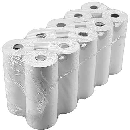 Netuno 10 x termopappersrullar 110 mm x 13 mm x 30 m kassarullar termiskt papper kvittorullar additionsrullar terminaler kassaskrivare kvittoskrivare