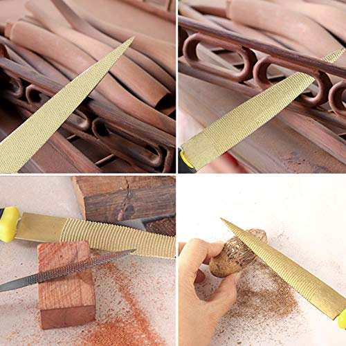 Qcwwy Lima per Raspa per Legno, Raspa per la Lavorazione del Legno in Acciaio Al Carbonio di Alta qualità, Comoda Impugnatura per Fai da Te e Carpenteria Nei Giardini (#3)