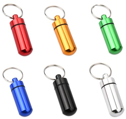 Vanyibro 6 Stück Vakuumversiegelte Kräuterbehälter aus Metall, UV-beständig, luftdicht und geruchlos