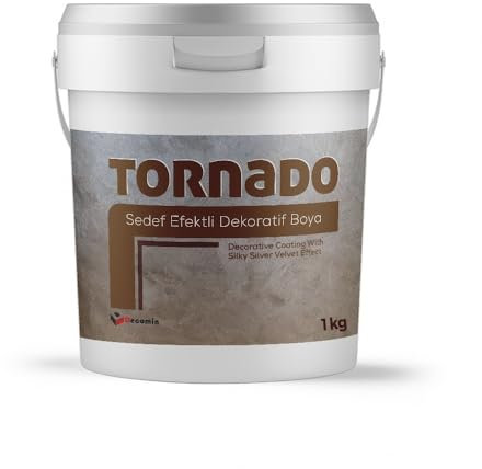 Tornado - Velvet Effect Decorative Paint for Interior Walls - Rich, Soft-to-Touch Finish, 1 KG