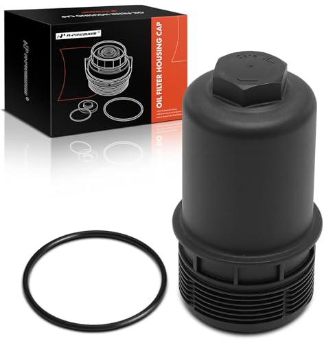 A-Premium Oil Filter Housing Cap Assembly Compatible with Volkswagen Jetta 2013-2023, Passat 2014-2017, Golf 2015-2021, Golf Alltrack SportWagen, Tiguan, Beetle, GTI, Replace 06K115408