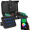Pannello di commutazione Chelhead a 12 bande con controllo APP RGB 80A multifunzione retroilluminato dimmerabile Bluetooth pannello di commutazione a distanza impermeabile universale