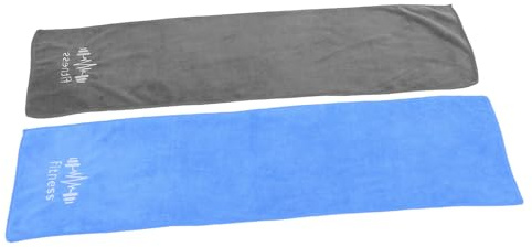 Toyvian 2stücke Mikrofaser Sporthandtücher Soft Und Atmungsaktiv Saugfähige Fitness Und Yogahandtücher Für Gym Schwimmen Und Radfahren