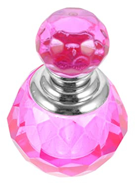 GOOHOCHY Perfume Bottle Ornaments Crystal Diffuser Bottles Artificial Crystal Storage Ornament for Desktop Perfume Container for Travel Portable Fragrance Storage Slim for