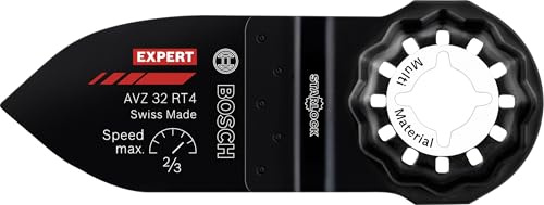 Bosch 1x EXPERT AVZ 32 RT4 sliptunga (för Måla på trä, Laminera, Bredd 32 mm, Professional Tillbehör Multiverktyg)
