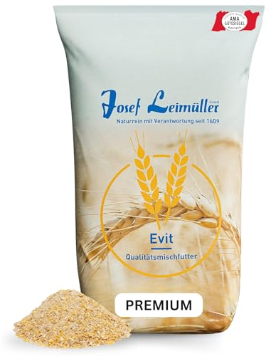 Leimüller Legehennenfutter Premium 5 kg - Legemehl Alleinfutter für Legehennen und Hühner - Fördert die Legeleistung & Eierqualität - AMA-Gütesiegel und 100% Gentechnikfrei