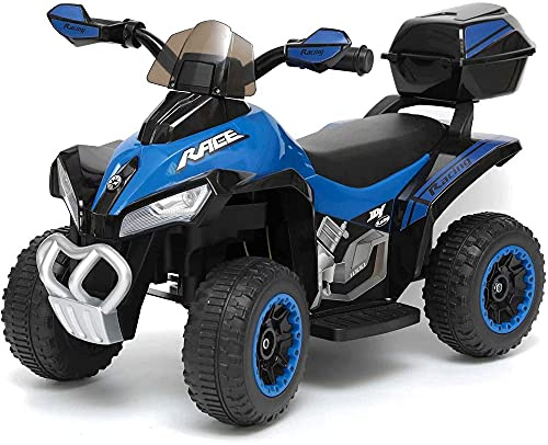 Quad Moto eléctrico para niños Mini Quad Deluxe 6 V luces sonido(azul)