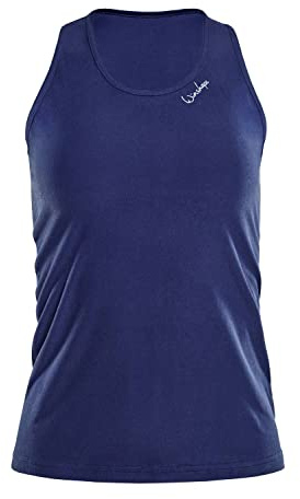WINSHAPE Damen Functional Light And Soft Tanktop Aet124ls Yoga-Shirt, Dark-blue, M EU