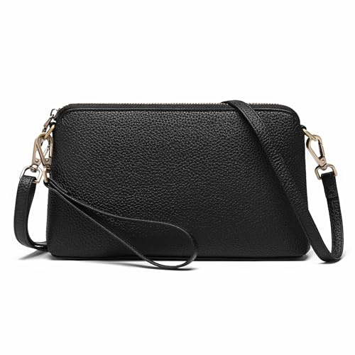 GAEKEAO Borsa a Tracolla Donna, Portafoglio Donna Pelle, Cellulare Tracolla Donna, Borsa a Tracolla, porta tessere con Tracolla regolabile rimovibile Borsa a Mano Donna