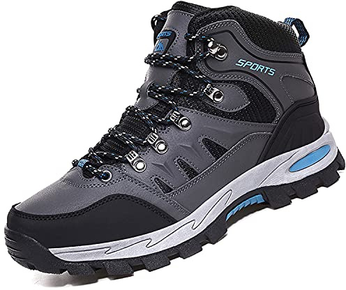 VTASQ Hiking Boots Mens Womens Waterproof Walking Shoes Trainers Outdoor Lightweight Camping Climbing Shoes Sneaker Grey 9UK