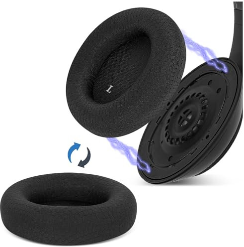 Geekria SNAP Kit di ricambio cuscinetti per cuffie Beats Studio 3 Wireless, Studio 2, cuscinetti magnetici Easy-Switch, coperture per padiglioni (tessuto a rete)