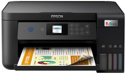 Multifunción de inyección de Tinta, Sistema Ecotank, Impresora, escáner y copiadora, Alta Capacidad de Tinta, Ideal para oficinas y Uso doméstico.