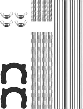 Folpus Kit de réparation de support d'évier sous plan, support de lavabo facile à installer, pieds d'évier portables, en acier pour comptoir de, 59 Cm à 69 Cm