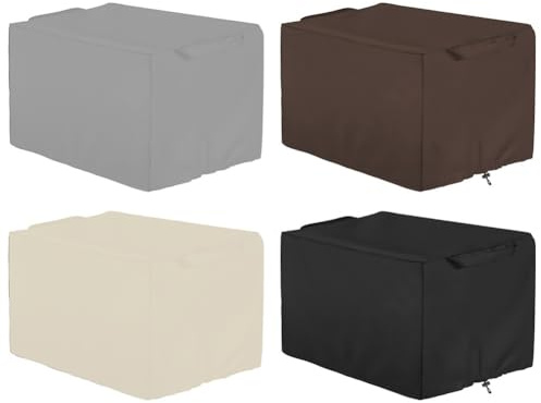 Tidevib Copertura per pressa di calore 57 x 45 x 42 cm 210D impermeabile Oxford panno antipolvere con coulisse e maniglia per il trasporto pentole da cucina