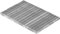 Fenau - 340 x 490 x 20 mm - Gitterrost, MW: 30/10 mm, verzinkt, Rost für Zarge: 350 x 500 x 23 mm, Bau-Normrost für Lichtschacht