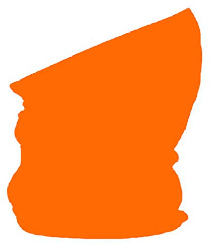 ledermodefashion Multifunktionstuch Schlauchtuch Halstuch Loop Schal Motorrad Loop Bandana (Orange)