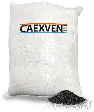 CAEXVEN Carbón Activo CAEXVEN 10 kg | 4mm para Filtros de Aire | Alta Purificación | Reposición Universal | Eliminación de Olores | Carbon Activado Filtración Profesional