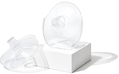 Willow Pump Willow Go™ Bärbar bröstpump flänsset, 2-pack | Bröstskydd för handsfree, sladdfri dubbel elektrisk bröstpump | klar, 27 mm