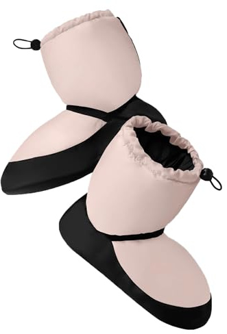 Bloch - Warm Up Bootie stivaletti scaldapiedi per ballerina Danza Classica scalda Piedi Punte Ballo (Rosa S/36-37)