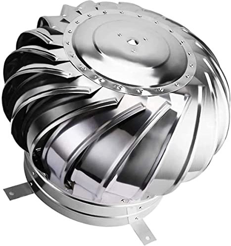 Bouchon de neige rotatif anti-courant d'air en forme de champignon pour ventilation de cuisine (taille : 150 mm) (400 mm)