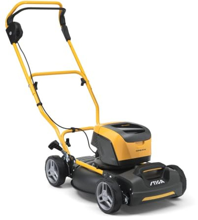 STIGA 547 AE Multiclip 547 AE Kit Tagliaerba a Batteria, 48V 4Ah, 45 cm – Mulching, Regol. 5 Posizioni – Prati fino a 800 m²