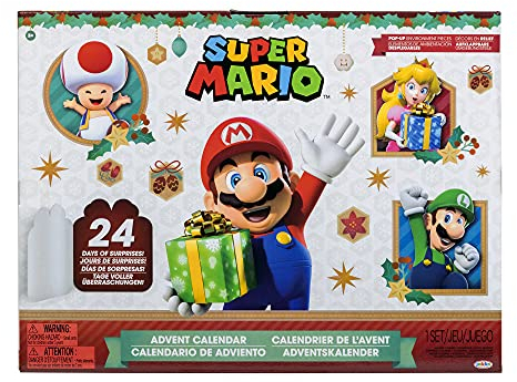 Super Mario Advent Calendar 2022 Limited Christmas Edition! - Never Before Seen Santa Mario, Snowman Mario & Luigi [Amazon Exclusive]
